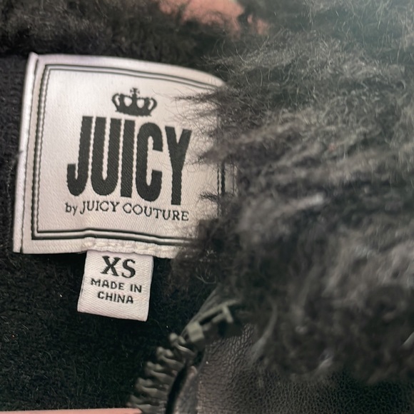 Juicy Couture Jacket XS Black NEW - Picture 3 of 13